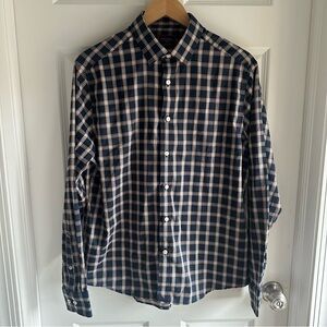 Untuck plaid Shirt, Medium